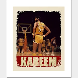 Kareem Abdul Jabbar - NEW RETRO STYLE Posters and Art
